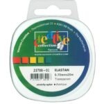 Elastisch nylondraad - 0,7 mm - 20 meter - transparant