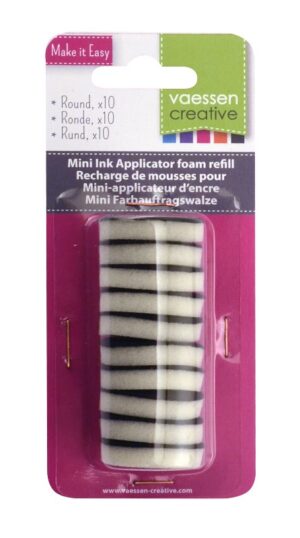 Mini ink applicator spare foams 10 stuks