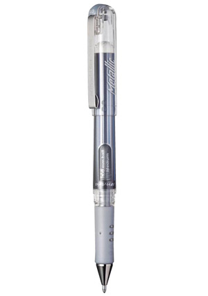 Pentel Gelpen Deluxe - zilver