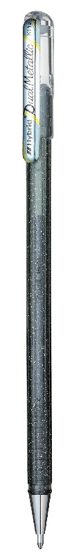 Pentel Dual Metallic Gel Roller - zilvertinten