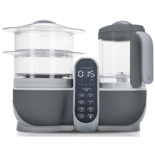 Keukenrobot Babymoov Nutribaby+ Industrial Grey - Afbeelding 1