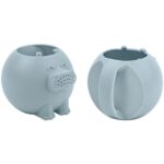 Badgieter Badabulle Siliconen Nijlpaard Blauw