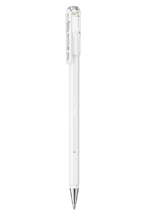 Pentel gelpen Milky - wit - Afbeelding 1