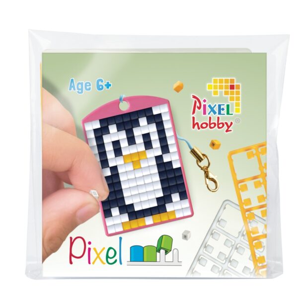 Pixelhobby medaillon startset - pinguïn - Afbeelding 1