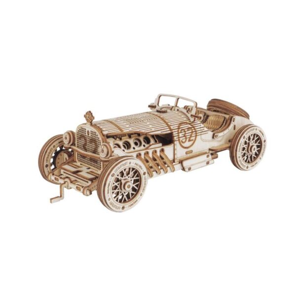 Robotime houten 3D puzzel - Grand Prix Car - Afbeelding 1