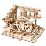 Robotime houten 3D puzzel - Marble Run Trapdoors