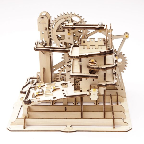 Robotime houten 3D puzzel - Marble Run Tower Coaster - Afbeelding 1