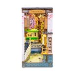 Robotime houten 3D puzzel - book nook - Sakura Densya