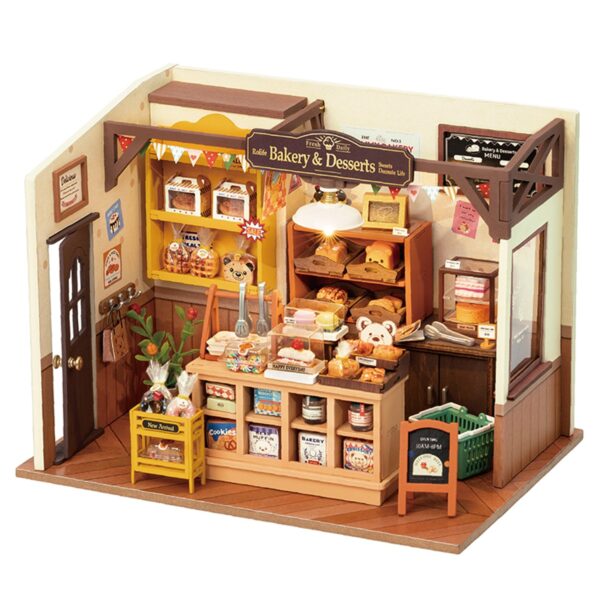 Robotime miniatuur DIY kit - Becka's Baking House - Afbeelding 1
