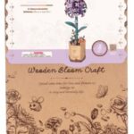 Robotime houten 3D puzzel - Lilac