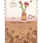 Robotime houten 3D puzzel - Pink Carnation