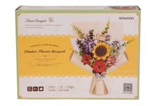 Robotime houten 3D puzzel - Flower Bouquet