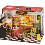 Robotime miniatuur DIY kit - Garage Workshop