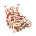 Robotime houten 3D puzzel - muziekdoos Tilt-A-Whirl