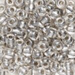 Rocailles - 6/0 - lichtgrijze kern
