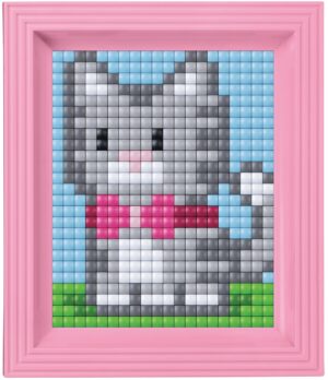 Pixelhobby XL set met lijst - katje