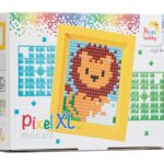 Pixelhobby XL set met lijst - leeuw