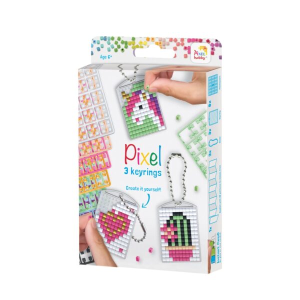 Pixelhobby medaillon set - schattig - Afbeelding 1
