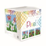 Pixelhobby kubus - 24-delig - bloemen