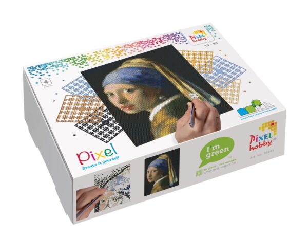 Pixelhobby set - 4 platen - Meisje met de Parel - Afbeelding 1