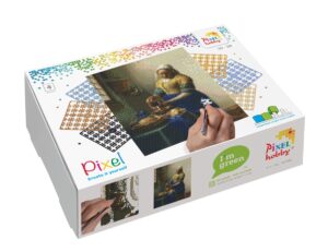 Pixelhobby set - 4 platen - Het Melkmeisje
