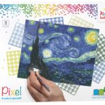 Pixelhobby set - 9 platen - Sterrennacht