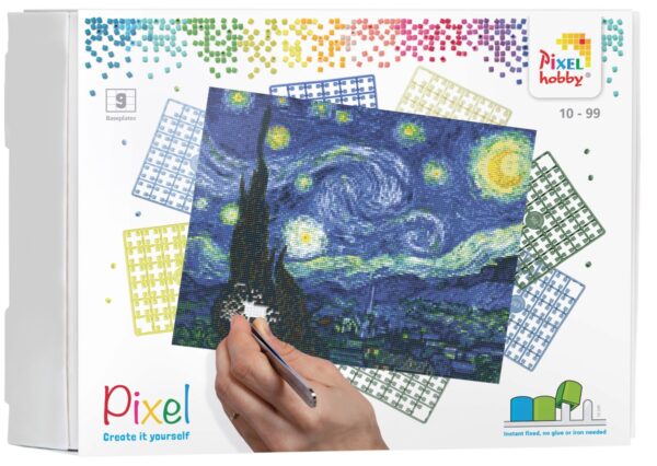 Pixelhobby set - 9 platen - Sterrenhemel - Afbeelding 1