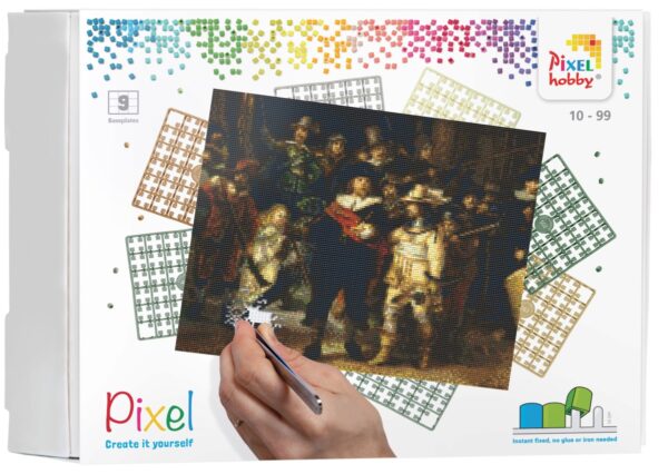 Pixelhobby set - 9 platen - De Nachtwacht - Afbeelding 1