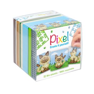 Pixelhobby kubus - 24-delig - katten