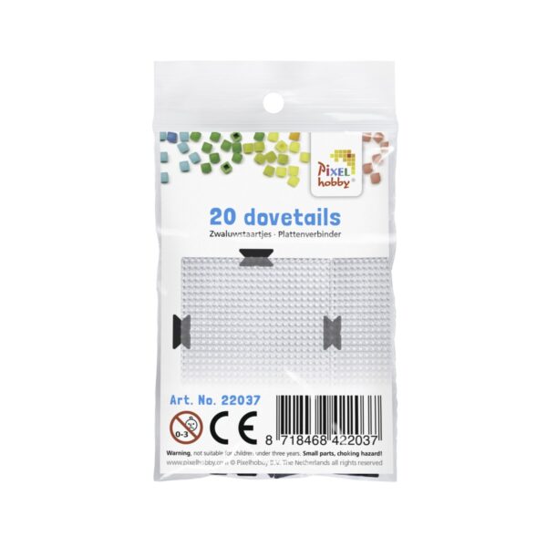 Pixelhobby zwaluwstaartjes - 20 stuks - Afbeelding 1