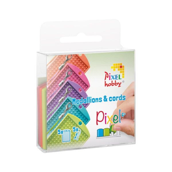 Pixelhobby medaillons en Color Cords - kleurrijk - Afbeelding 1