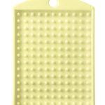 Pixelhobby medaillon - pastelgeel