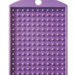 Pixelhobby medaillon - donkerpaars