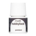 Hobbylak mat - 45 ml - wit