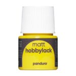 Hobbylak mat - 45 ml - geel