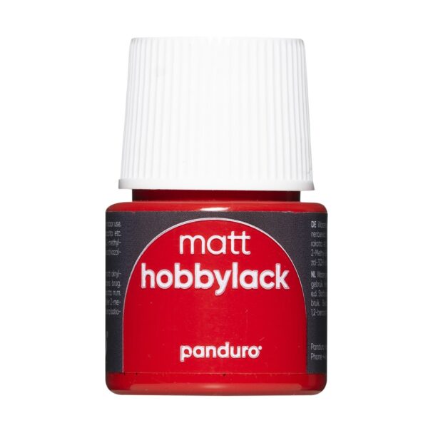 Hobbylak mat - 45 ml - kerstrood - Afbeelding 1