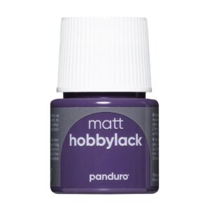 Hobbylak mat - 45 ml - donkerpaars