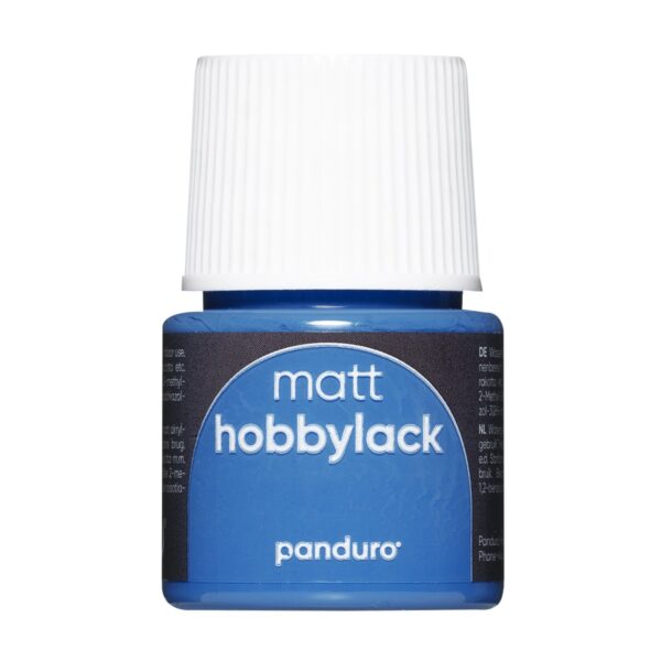 Hobbylak mat - 45 ml - blauw - Afbeelding 1