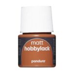 Hobbylak mat - 45 ml - bruin