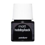 Hobbylak mat - 45 ml - zwart