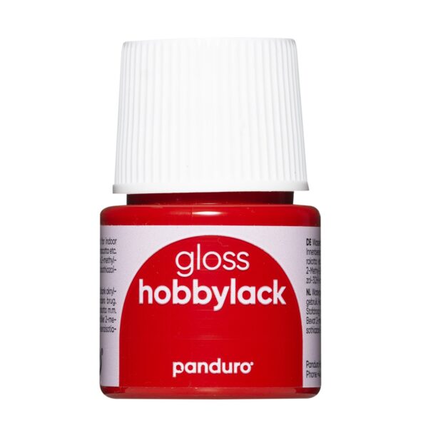 Hobbylak glans - 45 ml - kerstrood - Afbeelding 1