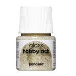 Hobbylak glans - 45 ml - glitter goud