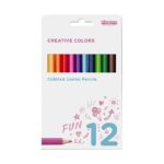 Creative Colors jumbo kleurpotloden - 12 stuks