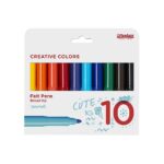 Creative Colors viltstiften - dik - 10 stuks