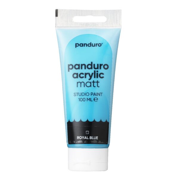 Panduro acrylverf mat - 100 ml - koningsblauw - Afbeelding 1