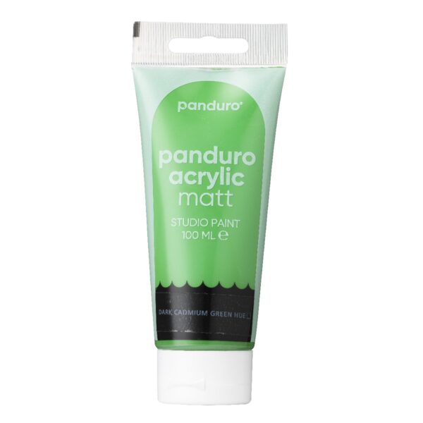 Panduro acrylverf mat - 100 ml - cadmiumgroen donker - Afbeelding 1