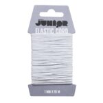 Elastisch koord - 10 meter - wit