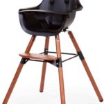 Kinderstoel Childhome Evolu2 2in1+ Beugel Walnoot/Zwart