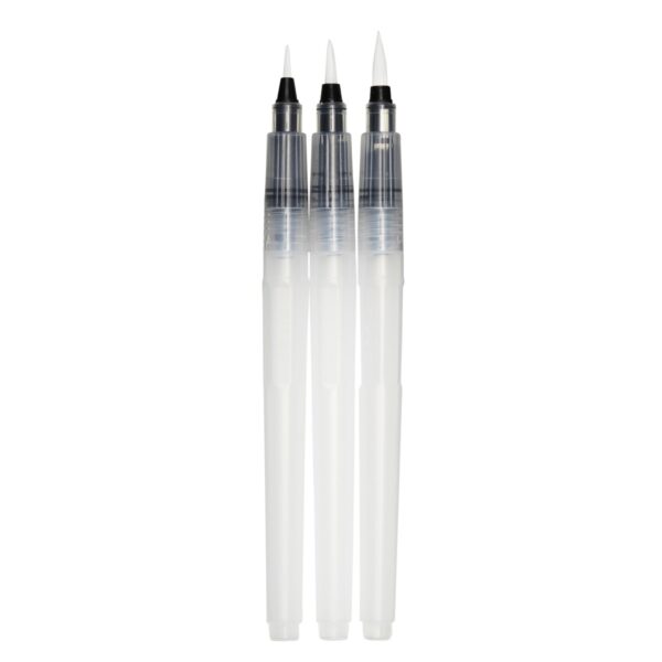 Panduro waterbrushes - 3 maten - Afbeelding 1