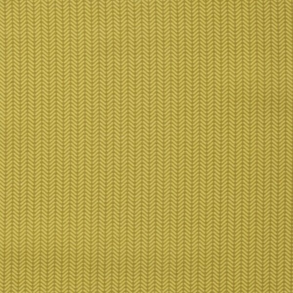 Stof katoen - 50x70 cm - visgraat geel - Afbeelding 1